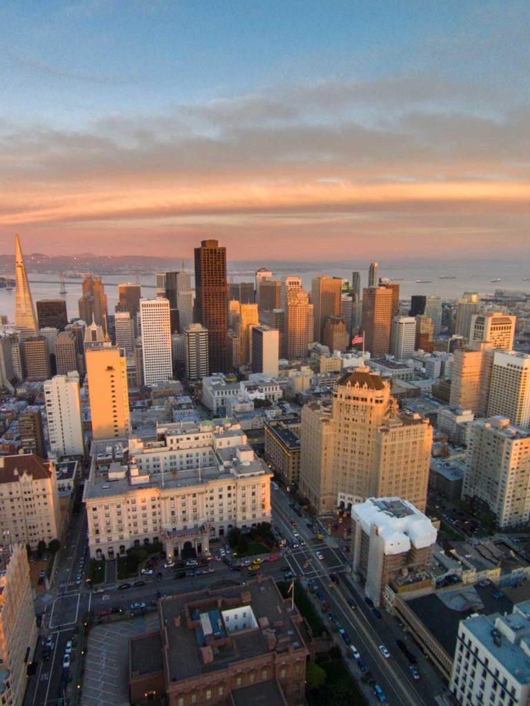 San Francisco Sunset skyline