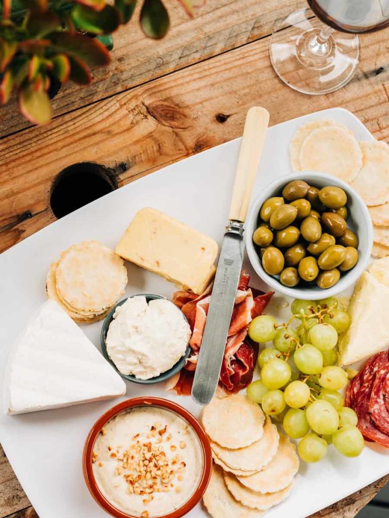Cheese and antipasti in San Francisco