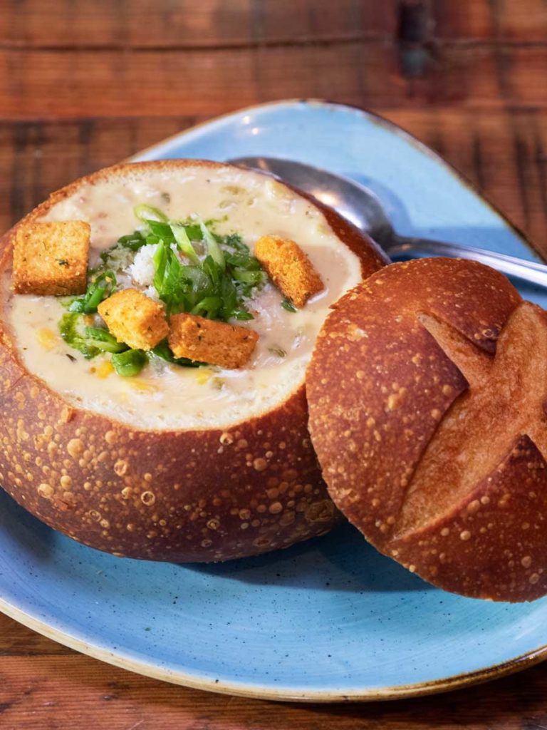 Clam Chowder at Blue Mermaid Restaurant