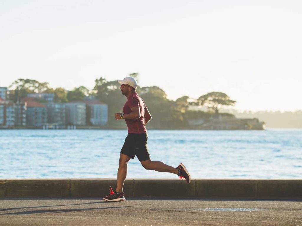 man running
