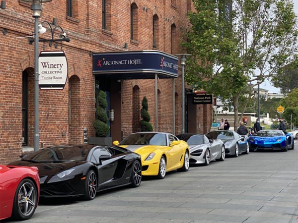 Cars Parked At The Argonaut.