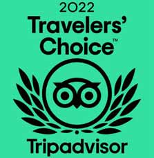 2022 Travelers Choice Trip Advisor.