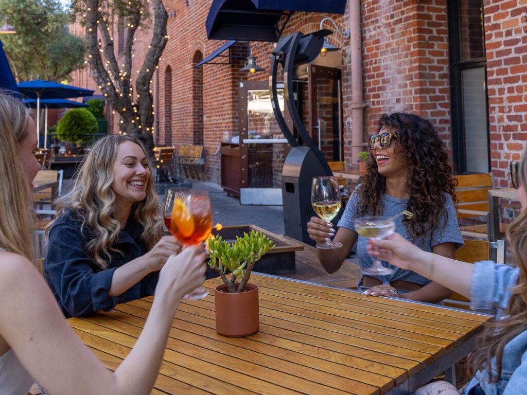 Friends Having Drinks At Argonaut