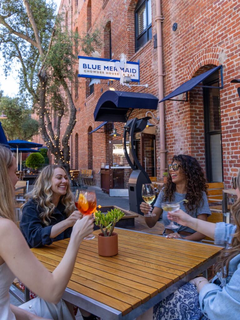 Friends Having Drinks In San Francisco
